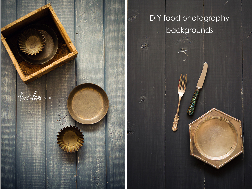 DIY Food Photography Backgrounds with Two No Fuss 
